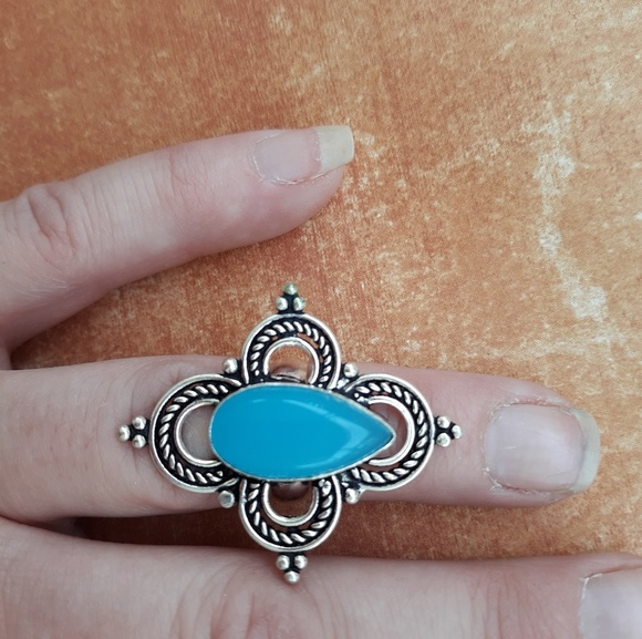 *Sale* New Chalcedony 925 Silver Ring. - Picture 7 of 8